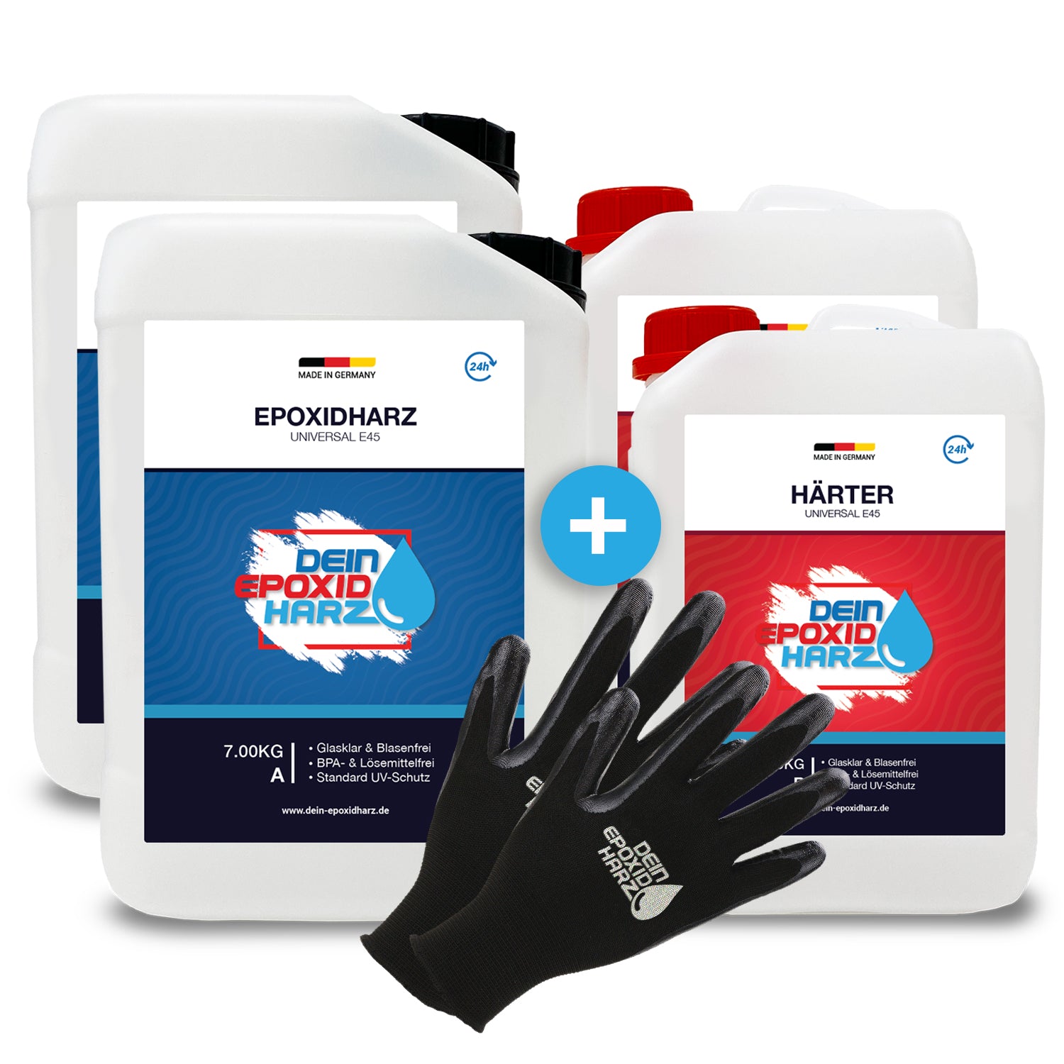 Coffret 40,8 kg - Résine époxy universelle avec durcisseur
