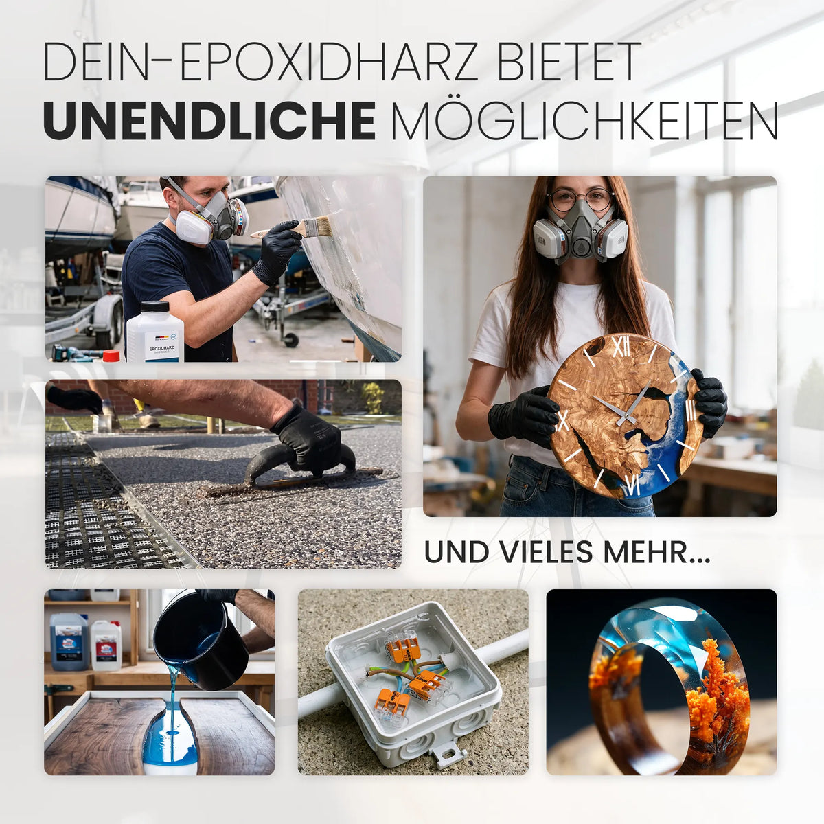 Universal Epoxidharz mit Härter im Set