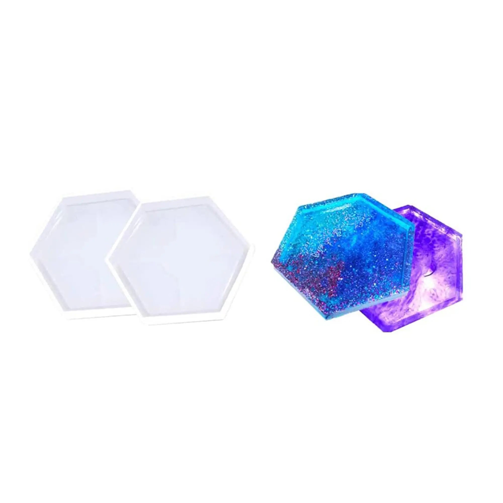 Silicone Mold – Coaster – Hexagon