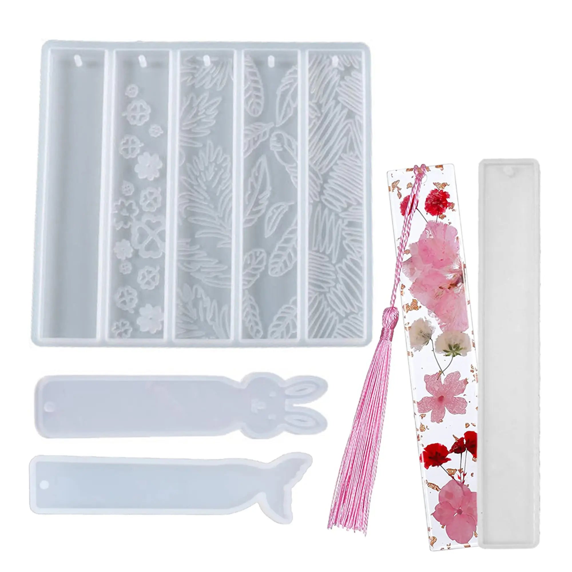 Silicone Mold - Bookmark Set of 4