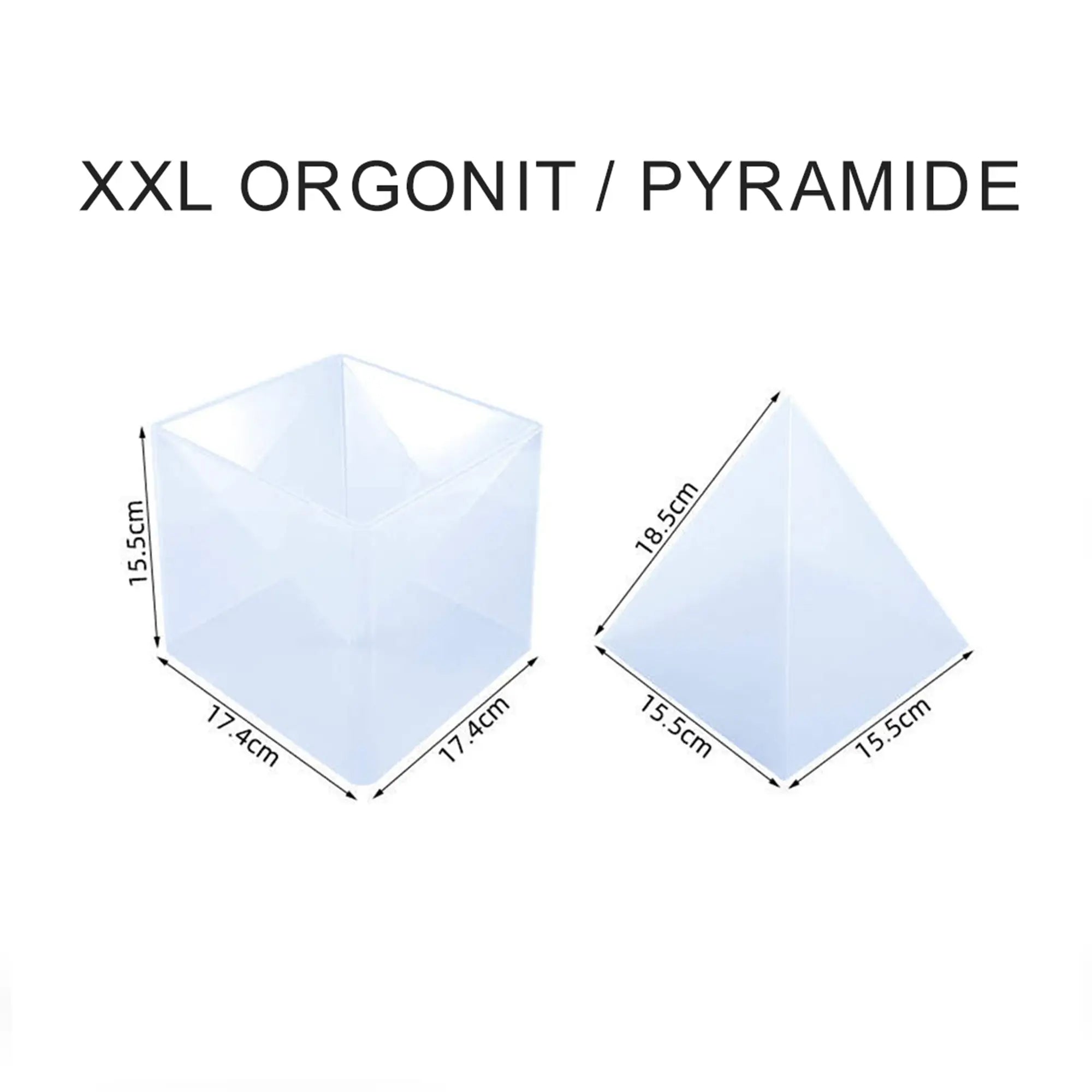 Moule en silicone - Pyramide d'orgonite