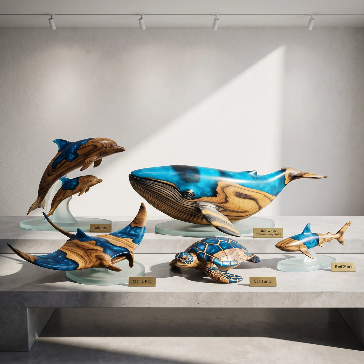 Seefiguren aus Epoxidharz Ki