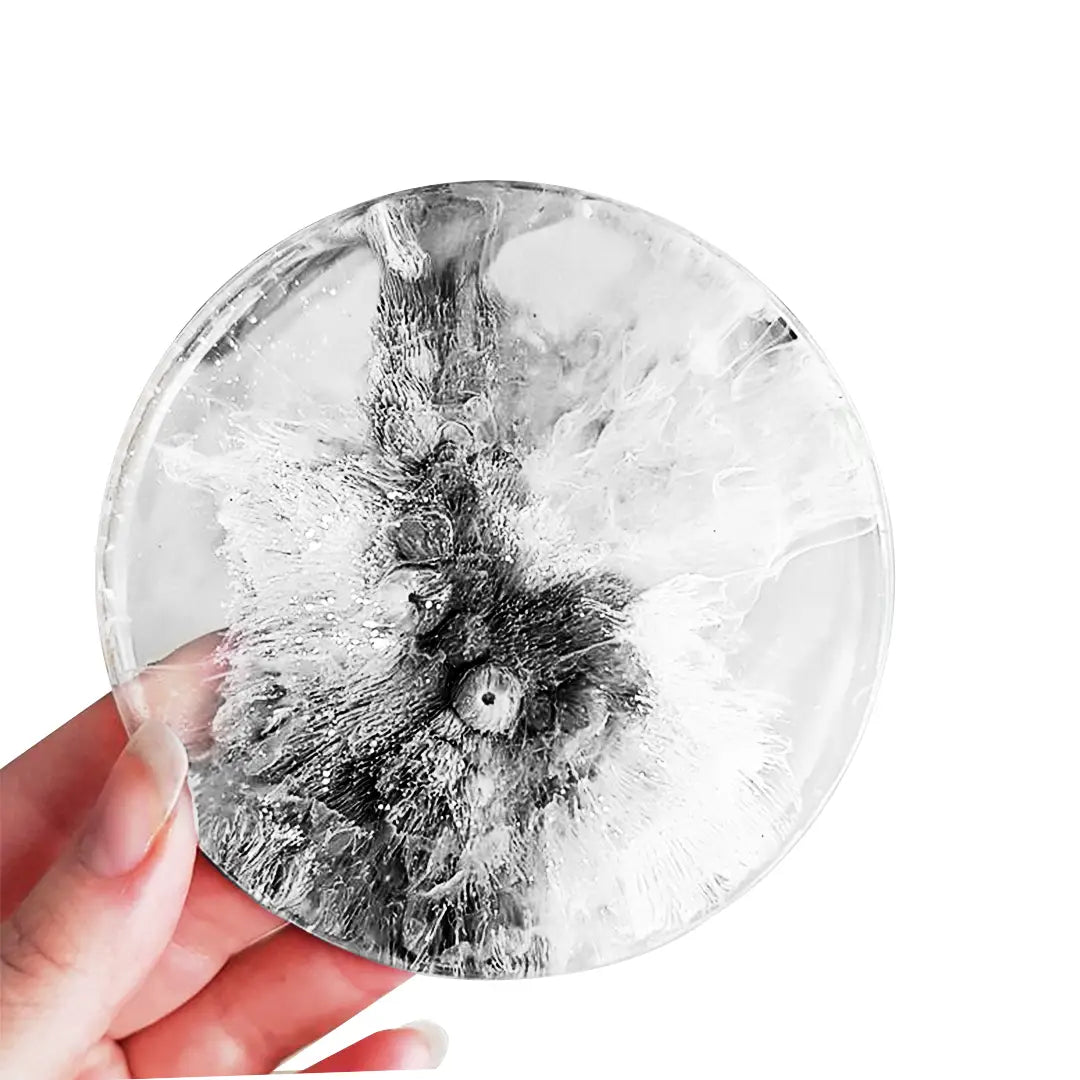 Black – Alcohol Ink Resinart