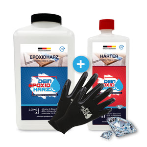 3.0kg thick layer epoxy resin with hardener set