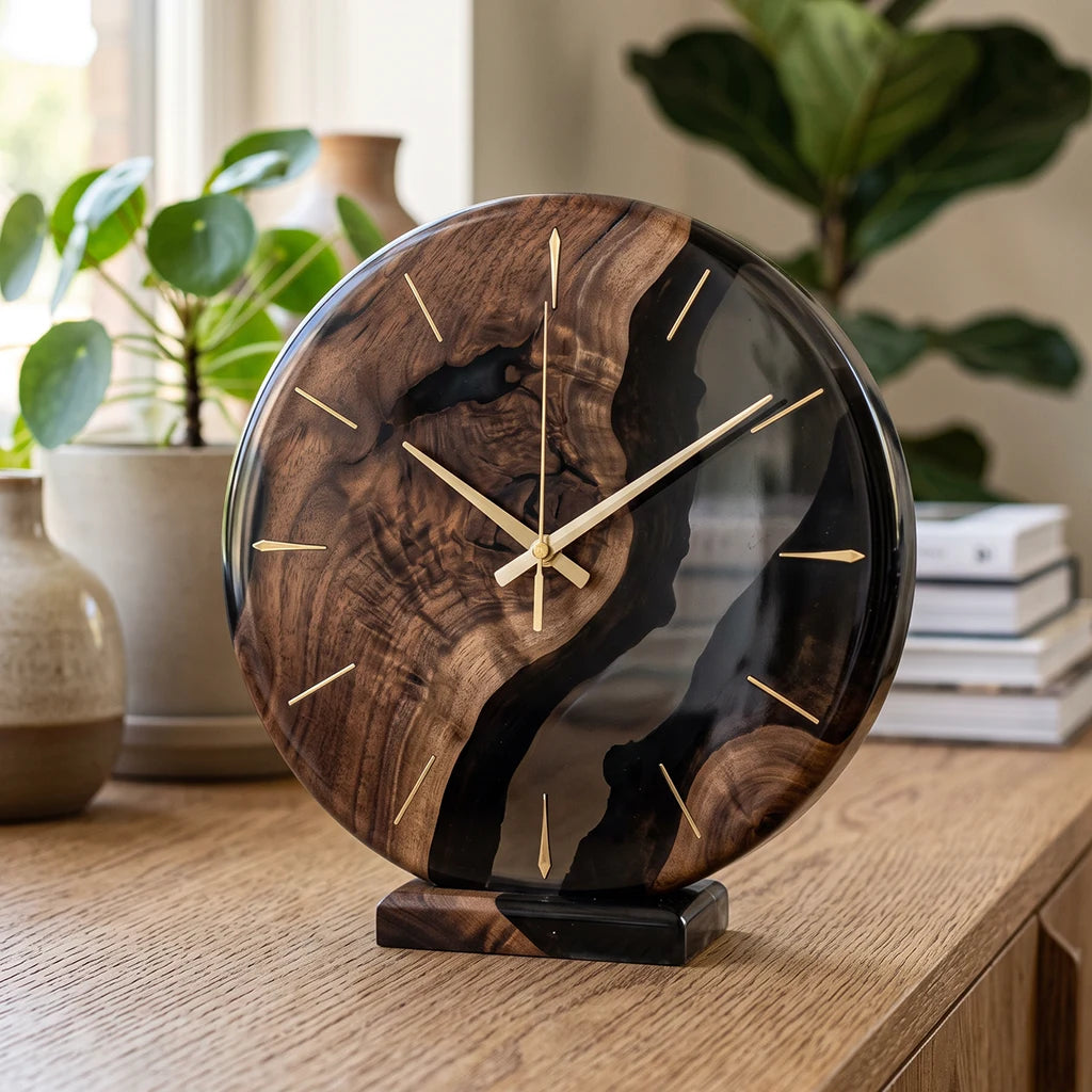 Runde Uhr KI