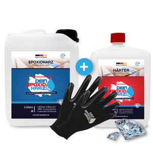 4.5kg thick layer epoxy resin with hardener set