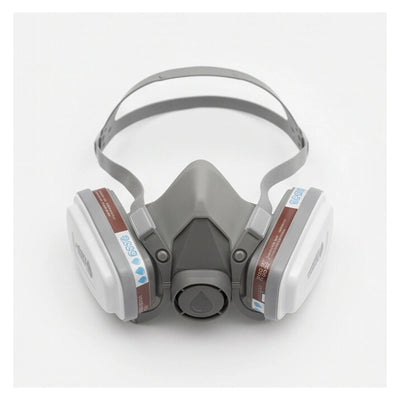 Respiratory mask for epoxy resin, sawing, grinding or renovation work