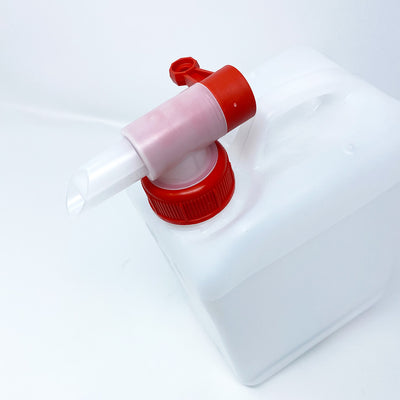 Pouring tap – dosing aid for canisters DIN45