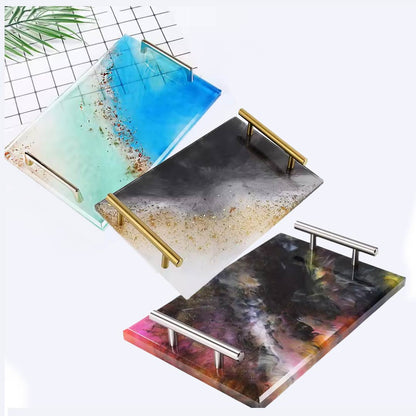 Moule en silicone - Plateau rectangulaire avec poignées