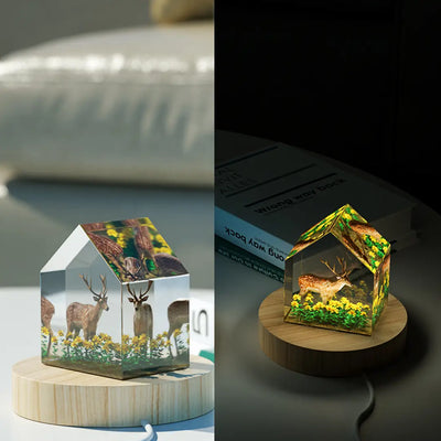 Silikonform für Epoxidharz 3D Haus