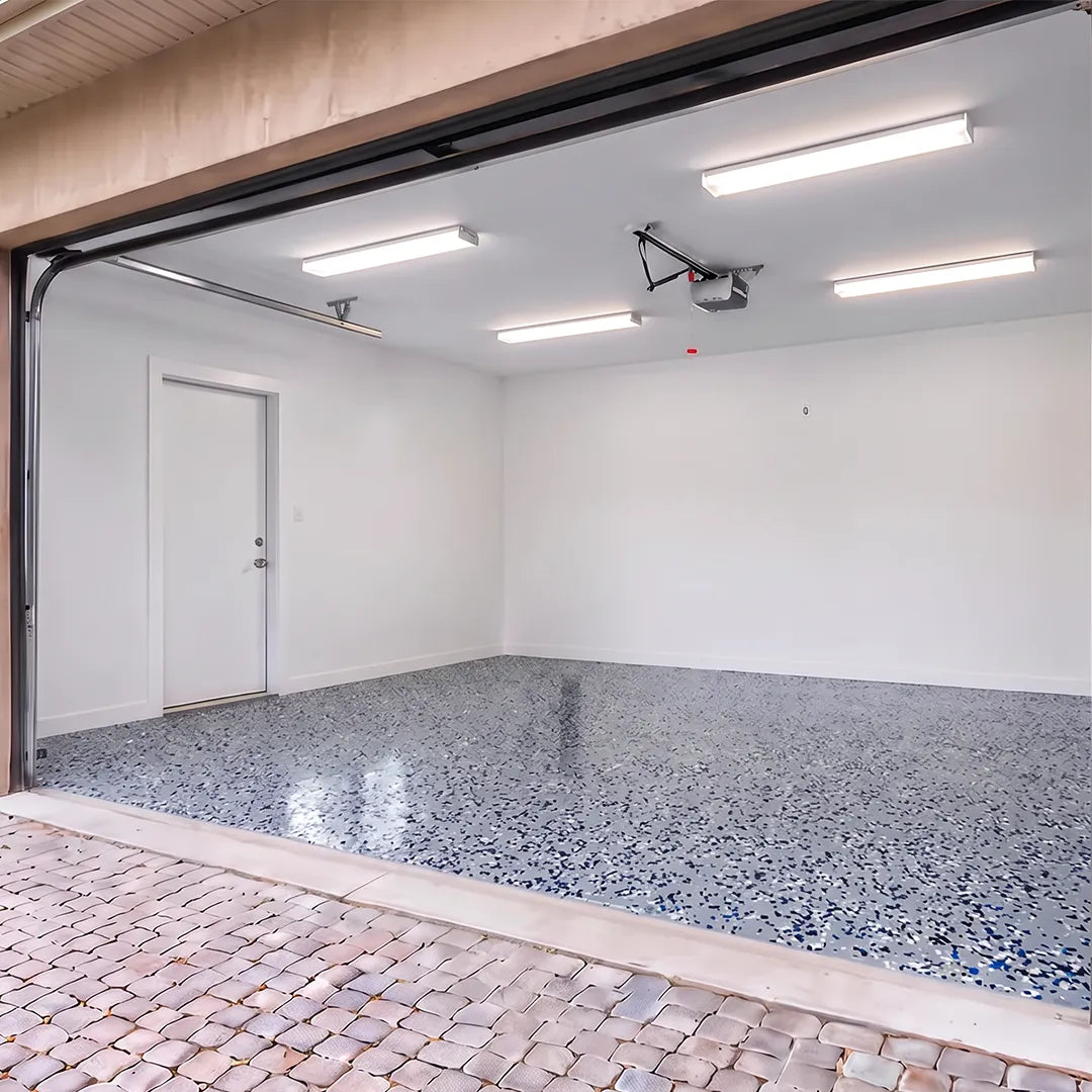 Floor Flakes / Dekochips - Blau, Schwarz & Weiß - 500g