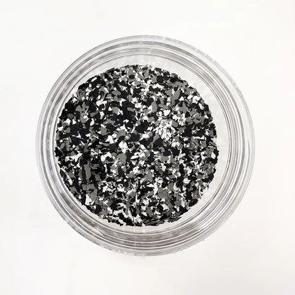 Floor Flakes / Dekochips - Grau, Schwarz & Weiß - 500g