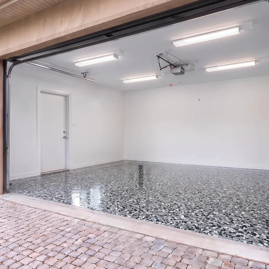 Floor Flakes / Dekochips - Grau, Schwarz & Weiß - 500g