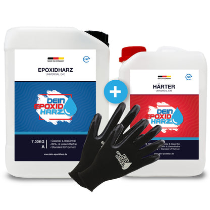 Résine époxy universelle avec durcisseur en kit