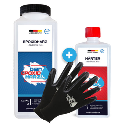 Résine époxy universelle avec durcisseur en kit
