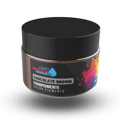 Brun chocolat – Pigments en poudre de couleur métallisée nacrée
