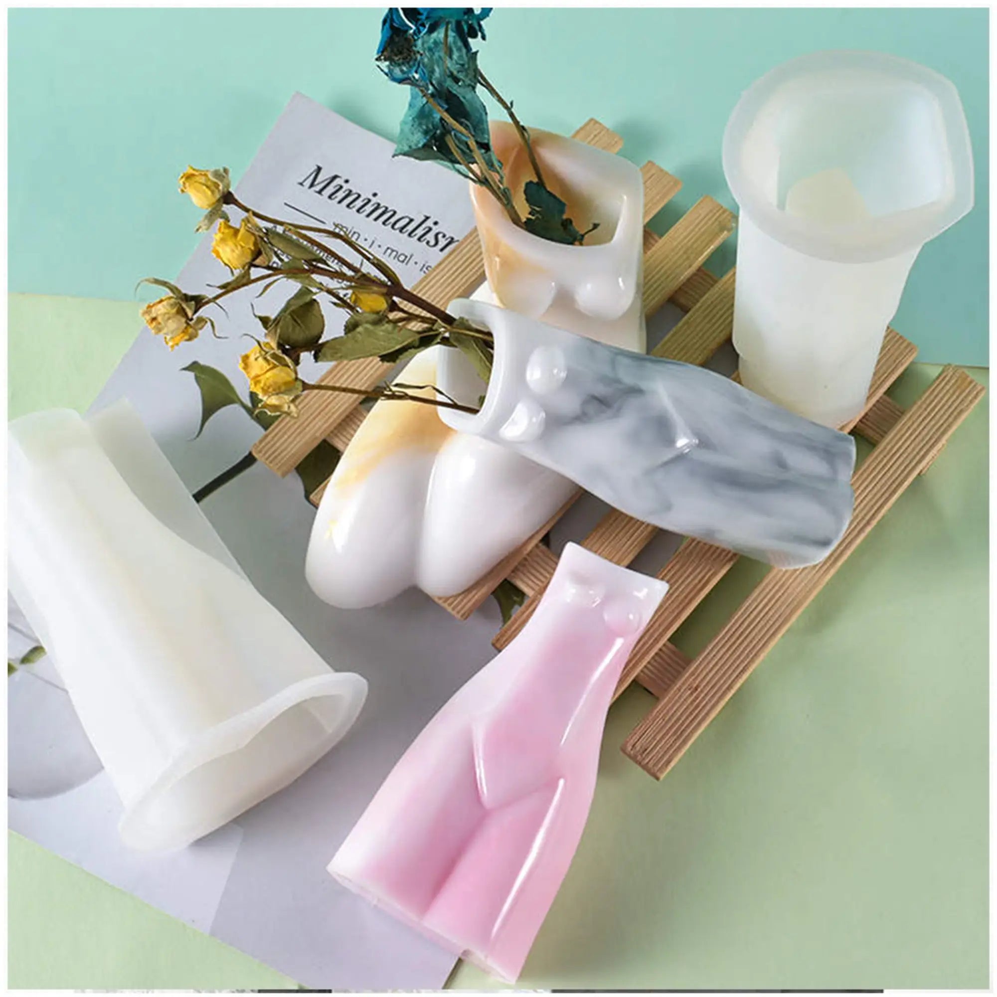 Moule en silicone - Vase à fleurs