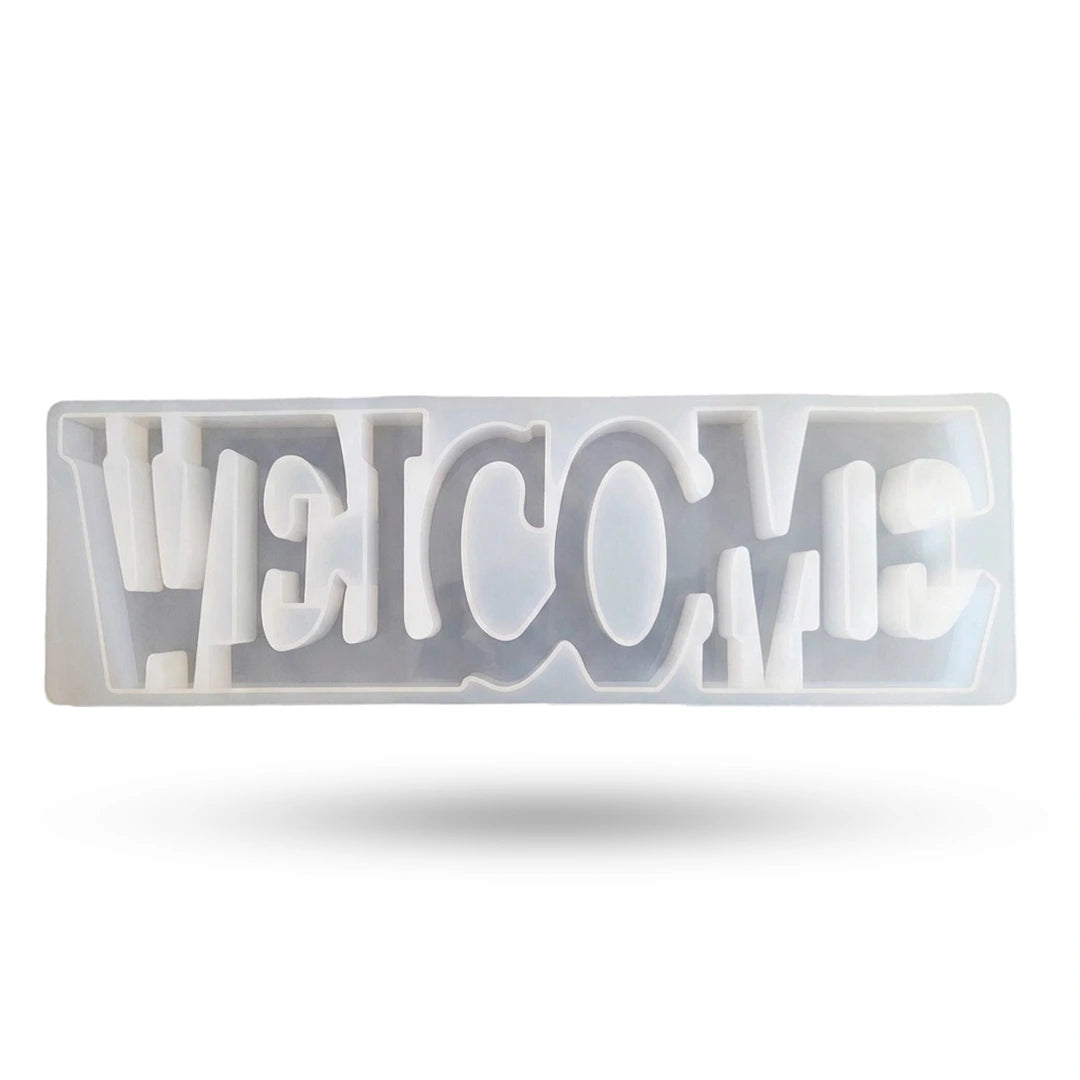Silikonform - Welcome Schild