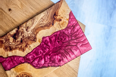 Rose Éclatant – Pigments de Poudre de Couleur Métallique Nacrée