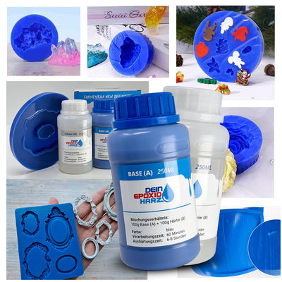 Duplicating Silicone 500gr - Liquid Silicone Rubber 1:1 - 25D
