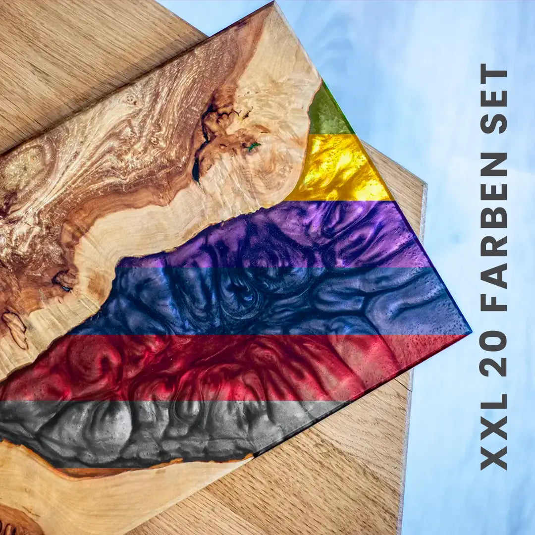 Ensemble de 12 couleurs – Pigments en poudre de couleur métallisée nacrée